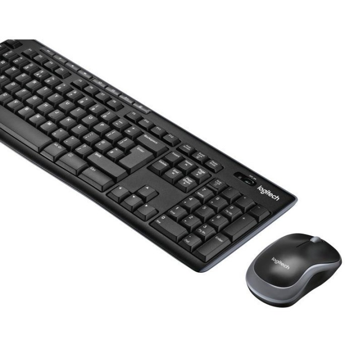Clavier + Souris Logitech sans fil Noir MK270