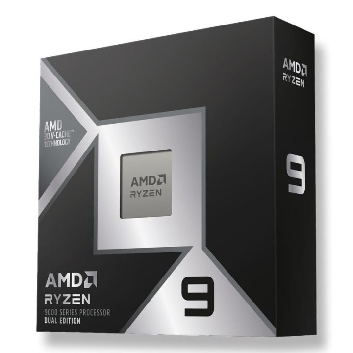 Processeur AMD Ryzen 9 9950X3D2 - 16 cœurs / 32 threads - jusqu'à 5,6 GHz - AM5 (Box, sans ventirad)