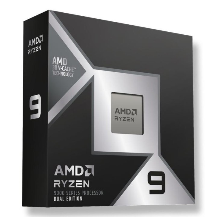 Processeur AMD Ryzen 9 9950X3D2 - 16 cœurs / 32 threads - jusqu'à 5,6 GHz - AM5 (Box, sans ventirad)