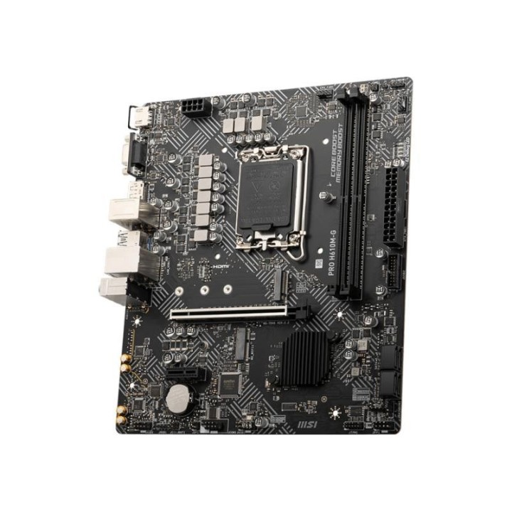 Carte mère MSI PRO H610M-G - LGA 1700 - Micro-ATX - DDR5