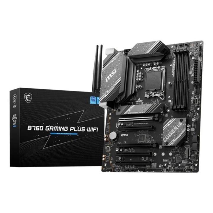 Carte mère MSI B760 GAMING PLUS WIFI - LGA 1700 - ATX - DDR5 - Wi-Fi