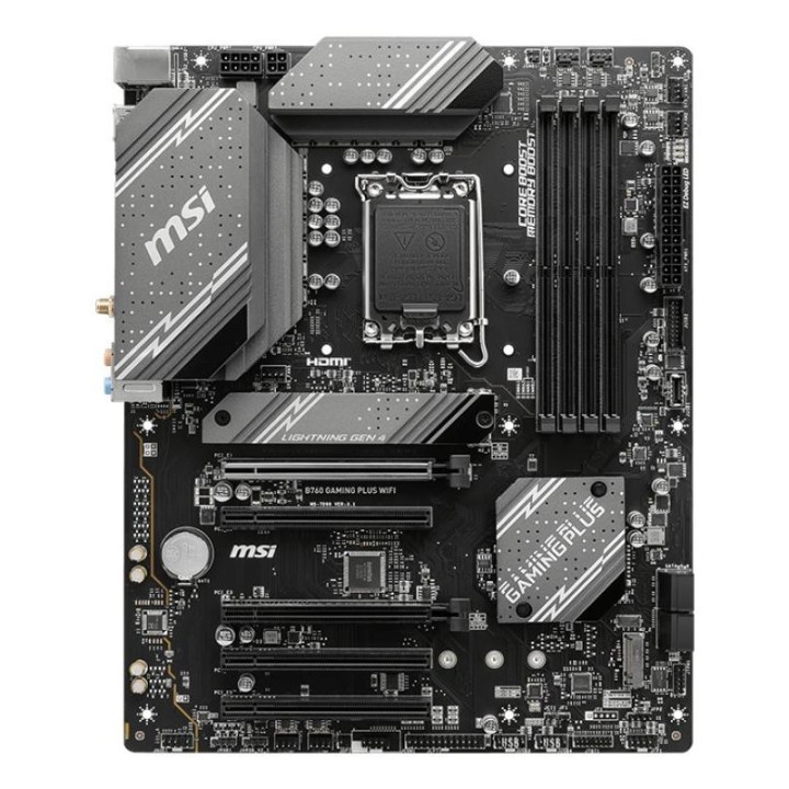 Carte mère MSI B760 GAMING PLUS WIFI - LGA 1700 - ATX - DDR5 - Wi-Fi