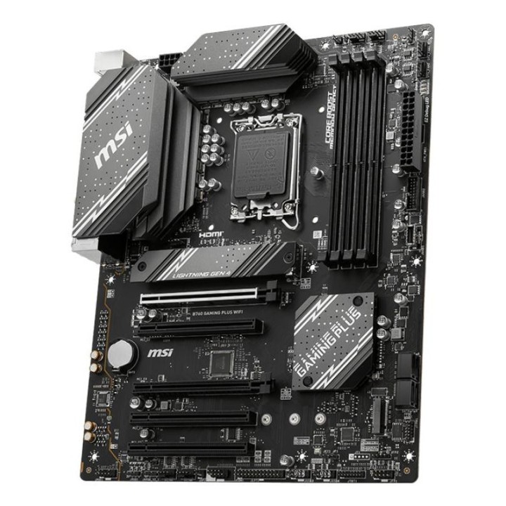 Carte mère MSI B760 GAMING PLUS WIFI - LGA 1700 - ATX - DDR5 - Wi-Fi