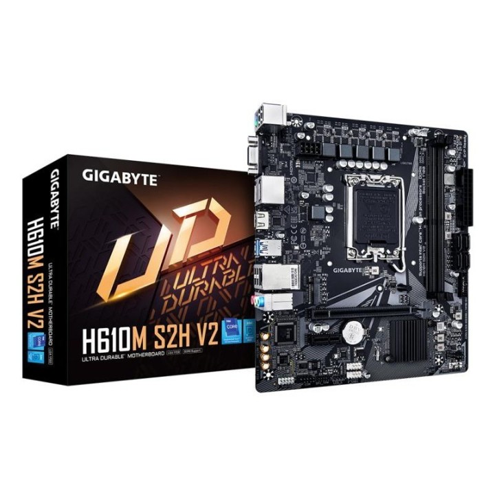 Carte mère Gigabyte H610M S2H V2 - LGA 1700 - Micro-ATX - DDR5