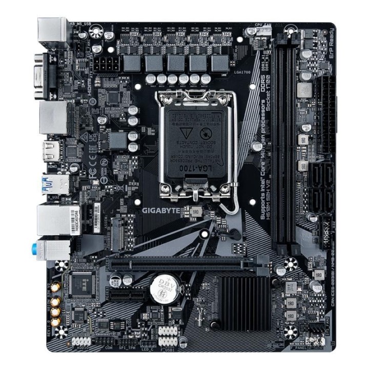 Carte mère Gigabyte H610M S2H V2 - LGA 1700 - Micro-ATX - DDR5