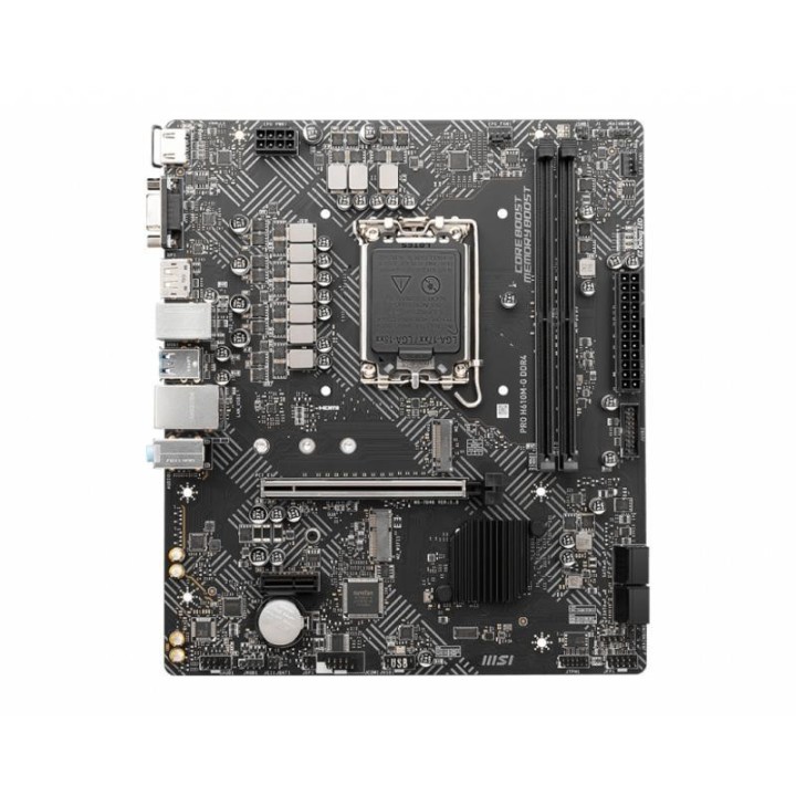 Carte mère MSI PRO H610M-G DDR4 - LGA 1700 - Micro-ATX - DDR4