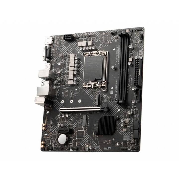 Carte mère MSI PRO H610M-G DDR4 - LGA 1700 - Micro-ATX - DDR4
