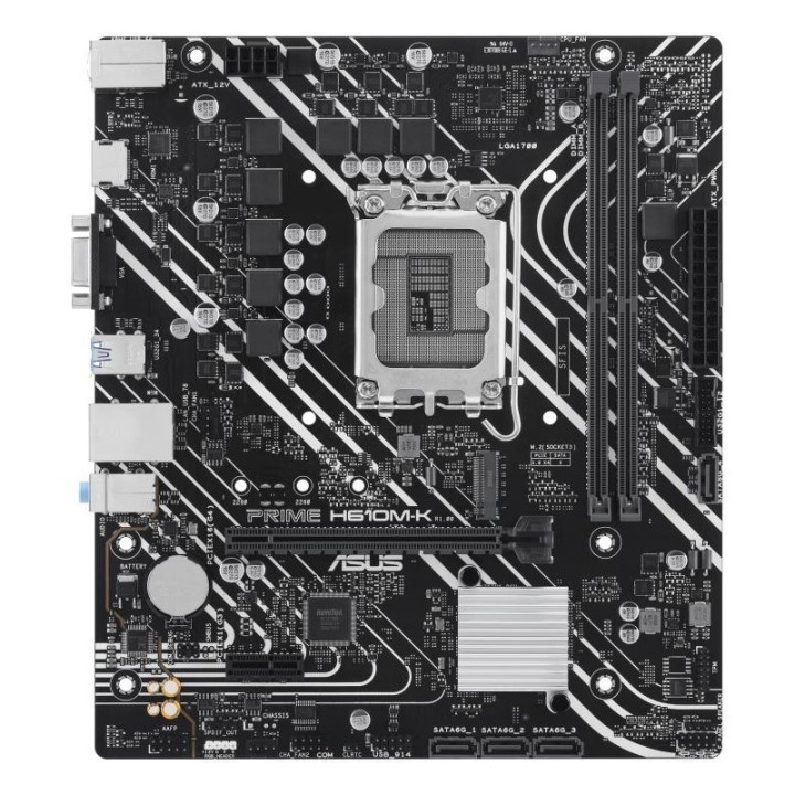 Carte mère ASUS Prime H610M-K - LGA 1700 - Micro-ATX - DDR5