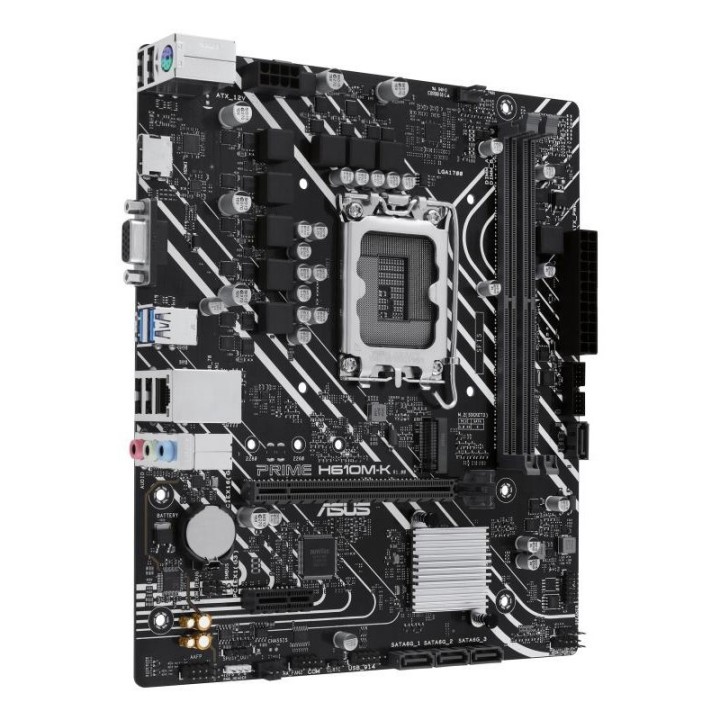 Carte mère ASUS Prime H610M-K - LGA 1700 - Micro-ATX - DDR5