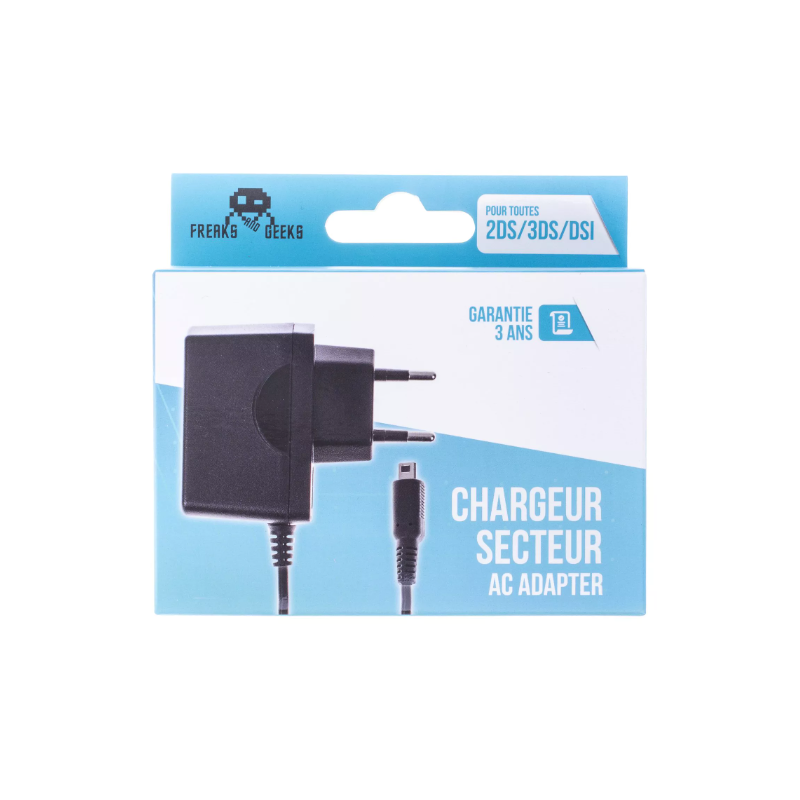 Chargeur secteur DS Lite/2DS/3DS/DSi Freaks and Geeks