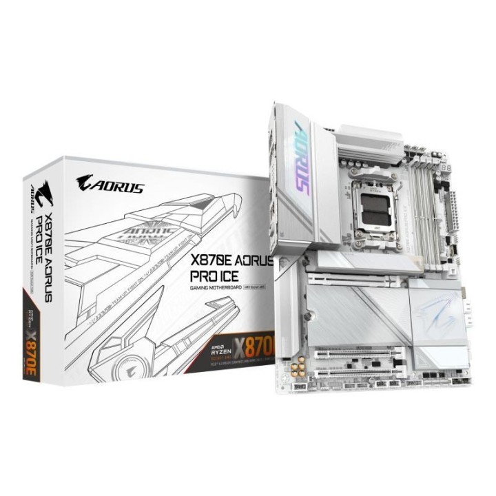 Carte mère Gigabyte X870E Aorus PRO ICE - AM5 - ATX - DDR5 - Wi-Fi