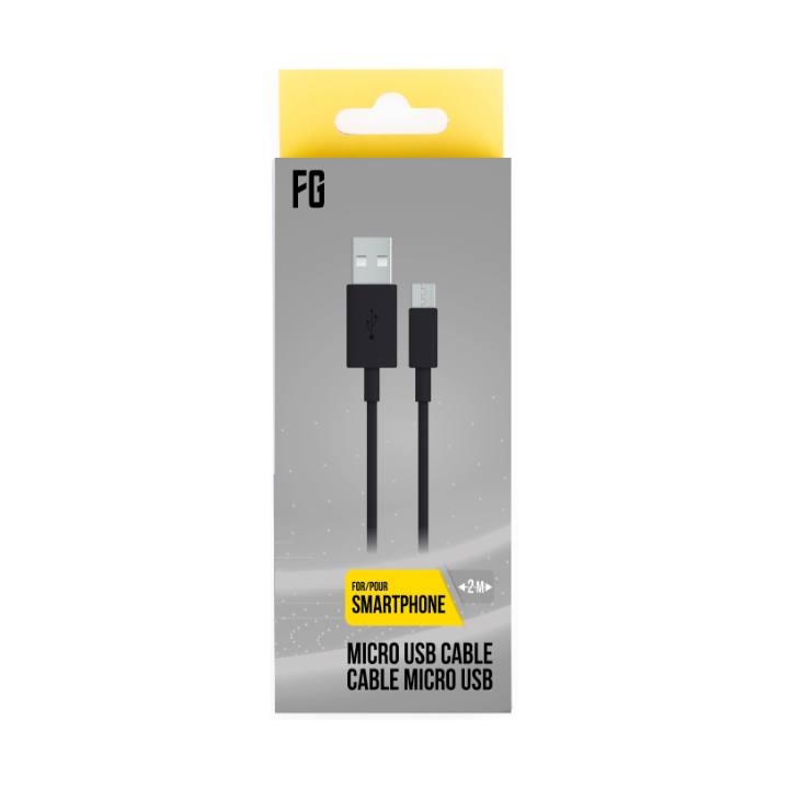 Câble de recharge Manette Ps4/Xbox Micro-Usb 2M | Ordiland