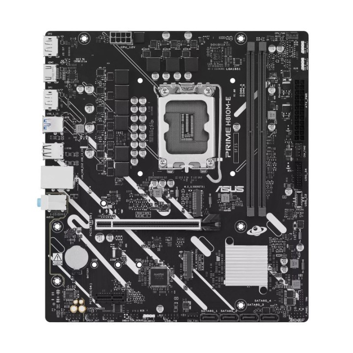Carte mère ASUS Prime H810M-E-CSM - LGA 1851 - Micro-ATX - DDR5