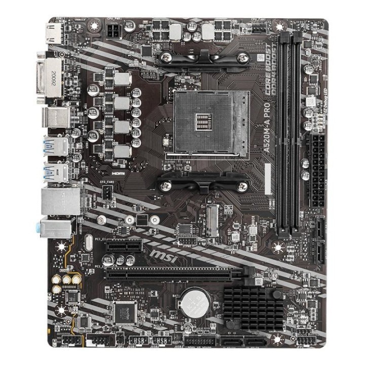 Carte mère MSI A520M-A PRO - AM4 - Micro-ATX - DDR4