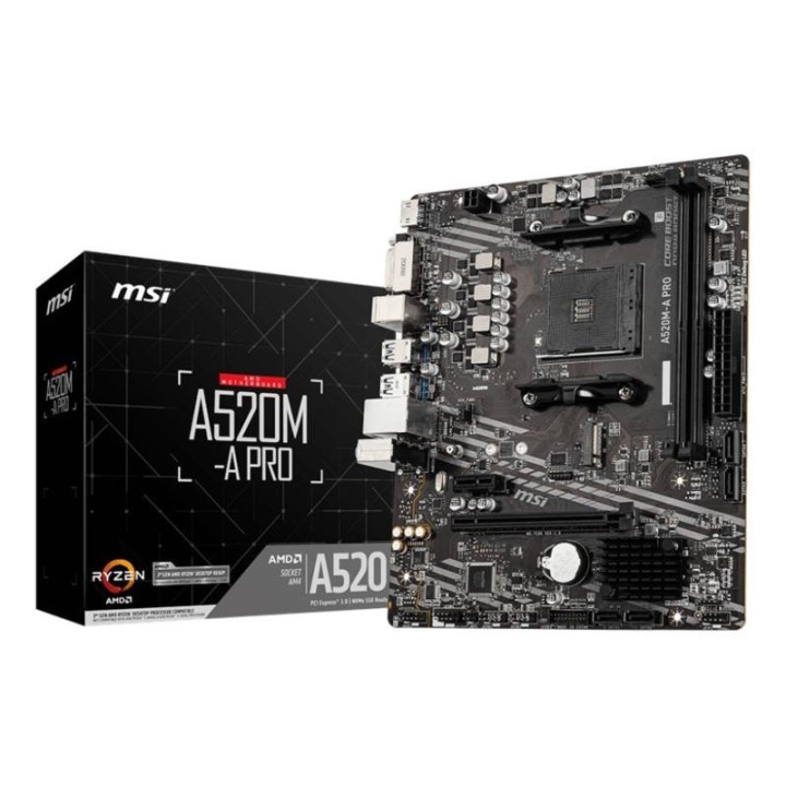 Carte mère MSI A520M-A PRO - AM4 - Micro-ATX - DDR4