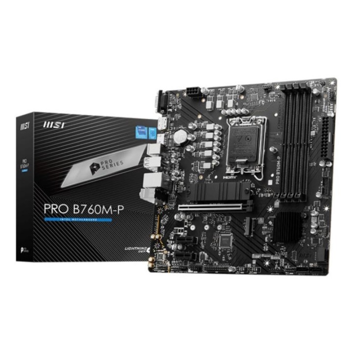 Carte mère MSI PRO B760M-P - LGA 1700 - Micro-ATX - DDR5
