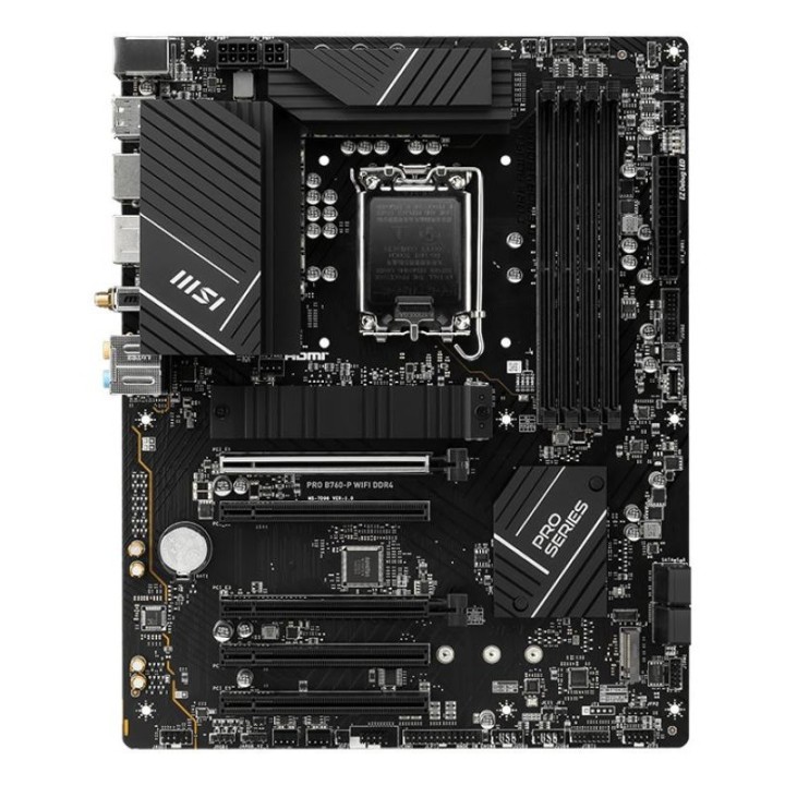 Carte mère MSI PRO B760-P WIFI DDR4 - LGA 1700 - ATX - DDR4 - Wi-Fi