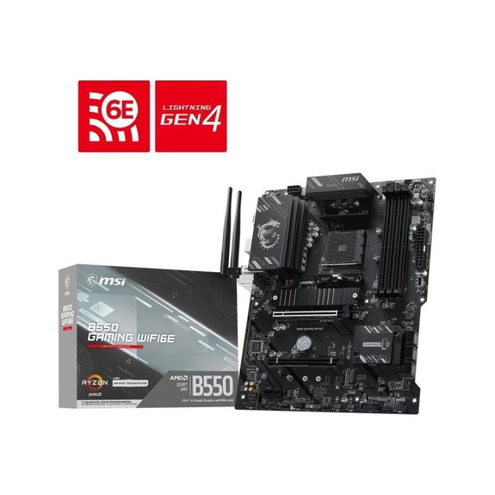 Carte mère MSI B550 Gaming WIFI6E - AM4 - DDR4 - Wi-Fi