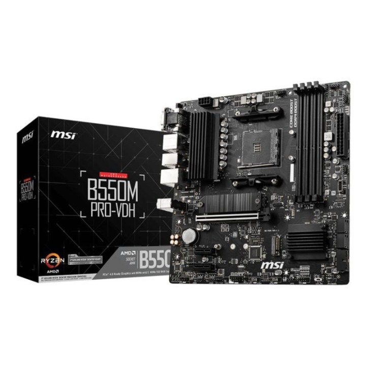 Carte mère MSI B550M PRO-VDH - AM4 - Micro-ATX - DDR4