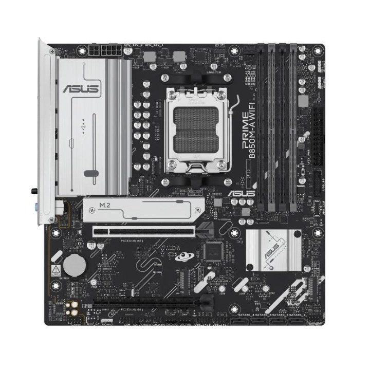 Carte mère ASUS Prime B850M-A WIFI - AM5 - Micro-ATX - DDR5 - Wi-Fi
