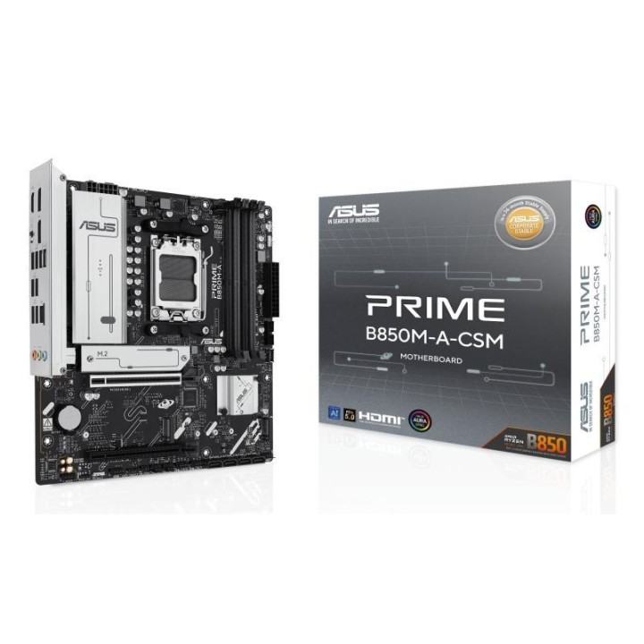 Carte mère ASUS Prime B850M-A-CSM - AM5 - Micro-ATX - DDR5