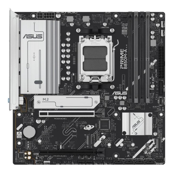 Carte mère ASUS Prime B850M-A-CSM - AM5 - Micro-ATX - DDR5