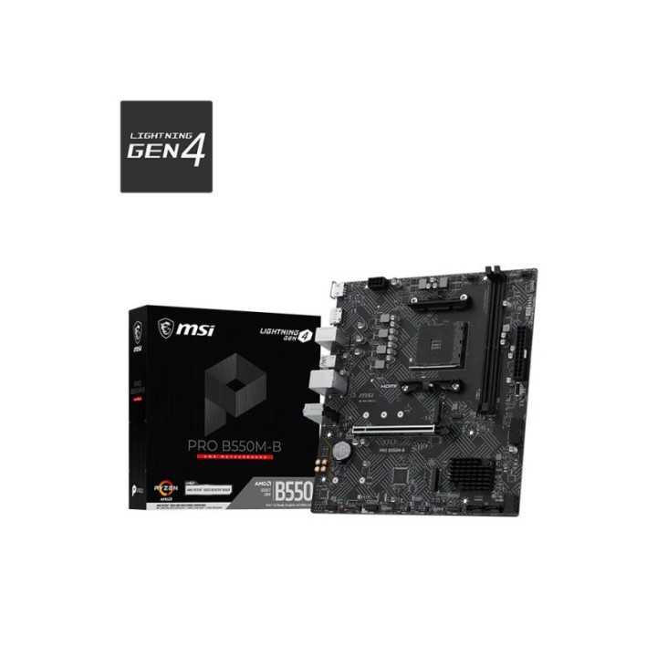 Carte mère MSI PRO B550M-B - AM4 - Micro-ATX - DDR4
