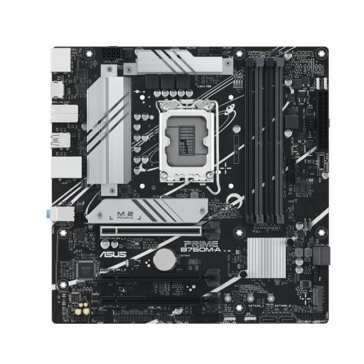Carte mère ASUS Prime B760M-A-CSM - LGA 1700 - Micro-ATX - DDR5 - Wi-Fi