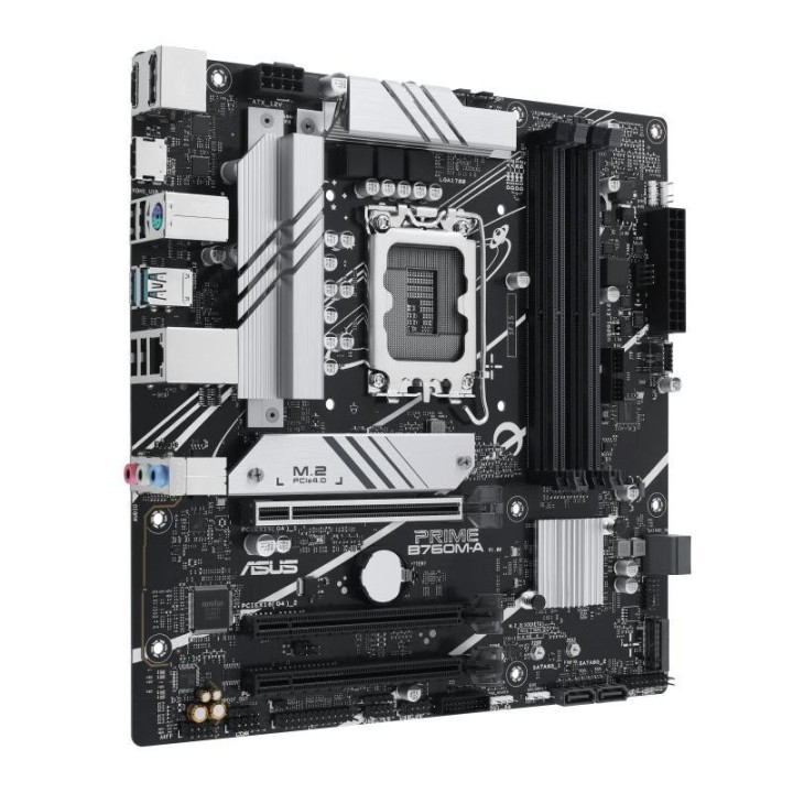 Carte mère ASUS Prime B760M-A-CSM - LGA 1700 - Micro-ATX - DDR5 - Wi-Fi