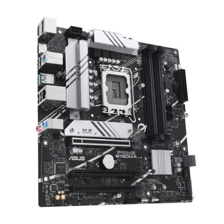 Carte mère ASUS Prime B760M-A-CSM - LGA 1700 - Micro-ATX - DDR5 - Wi-Fi