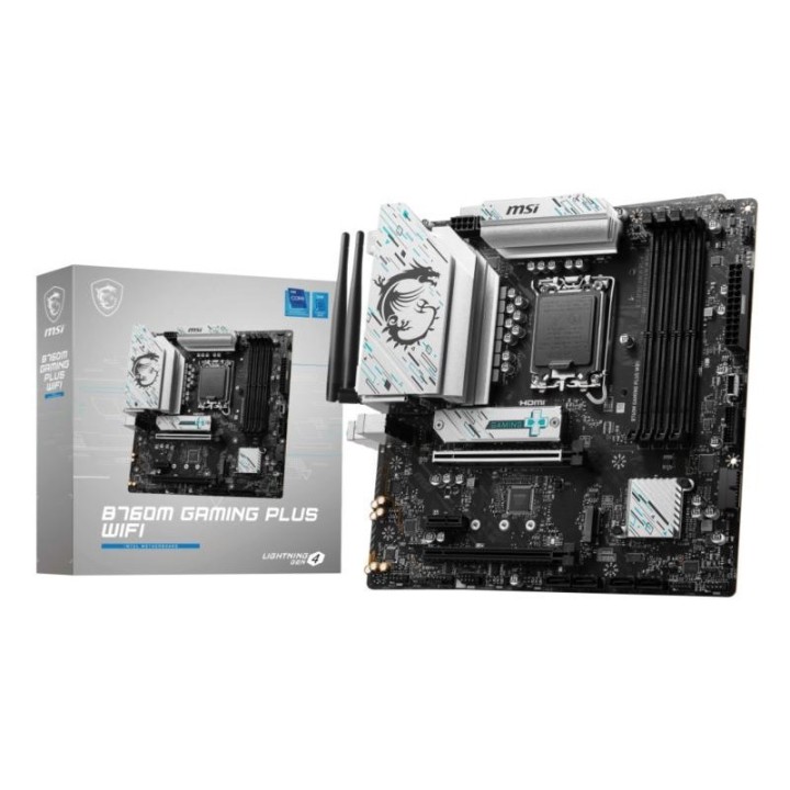 Carte mère MSI B760M Gaming Plus WIFI - LGA 1700 - Micro-ATX - DDR5 - Wi-Fi