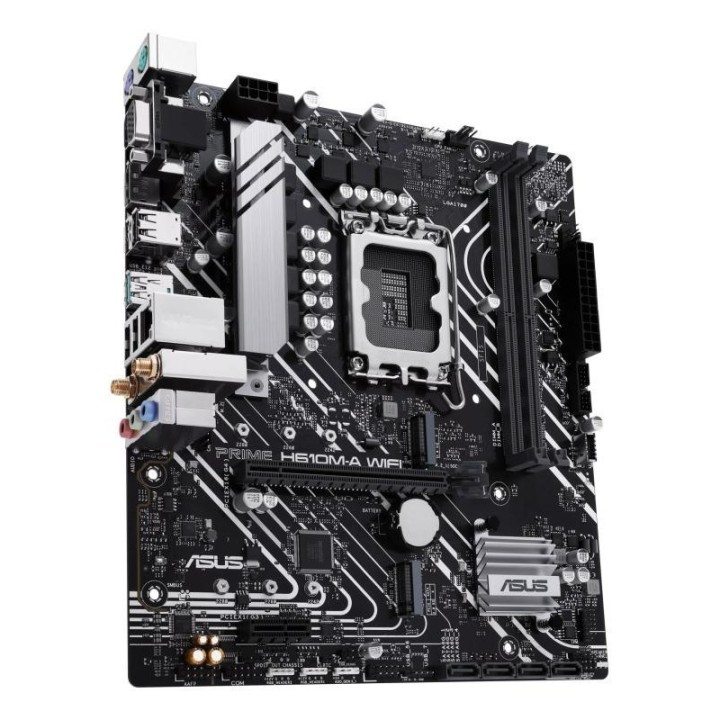 Carte mère ASUS Prime H610M-A WIFI - LGA 1700 - Micro-ATX - DDR5 - Wi-Fi