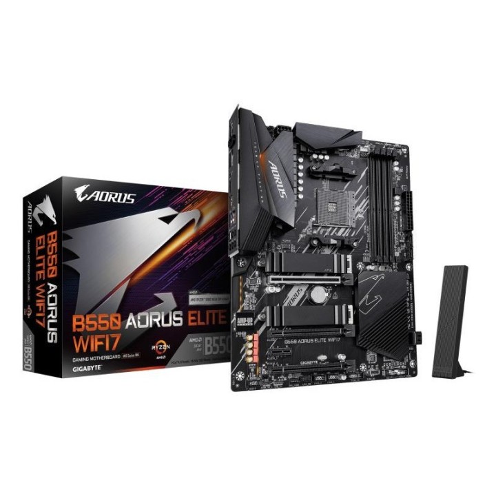 Carte mère Gigabyte B550 Aorus Elite WF7 - AM4 - ATX - DDR4 - Wi-Fi