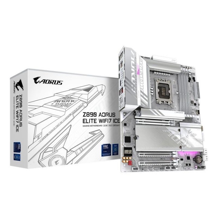 Carte mère Gigabyte Z890 Aorus Elite WIFI7 ICE - LGA 1851 - ATX - DDR5 - Wi-Fi