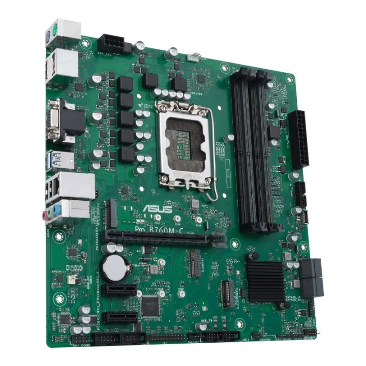 Carte mère ASUS PRO B760M-C-CSM - LGA 1700 - Micro-ATX - DDR5