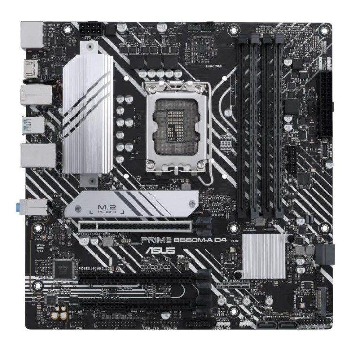 Carte mère ASUS Prime B660M-A D4-CSM - LGA 1700 - Micro-ATX - DDR4