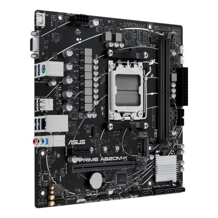 Carte mère ASUS Prime A620M-K - AM5 - Micro-ATX - DDR5