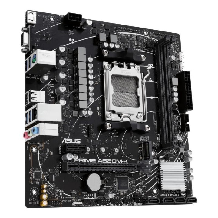 Carte mère ASUS Prime A620M-K - AM5 - Micro-ATX - DDR5
