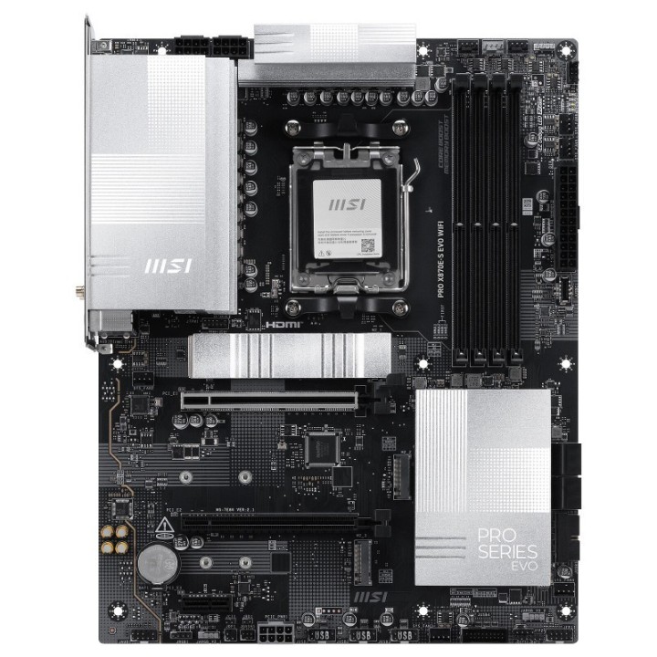 Carte mère MSI PRO X870E-S EVO WIFI - AM5 - ATX - DDR5 - Wi-Fi