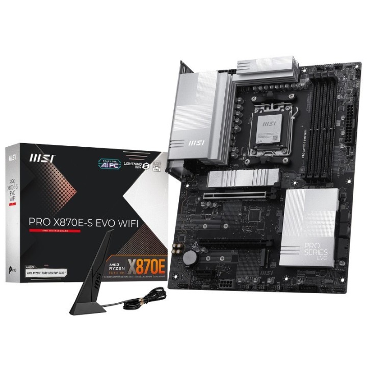 Carte mère MSI PRO X870E-S EVO WIFI - AM5 - ATX - DDR5 - Wi-Fi