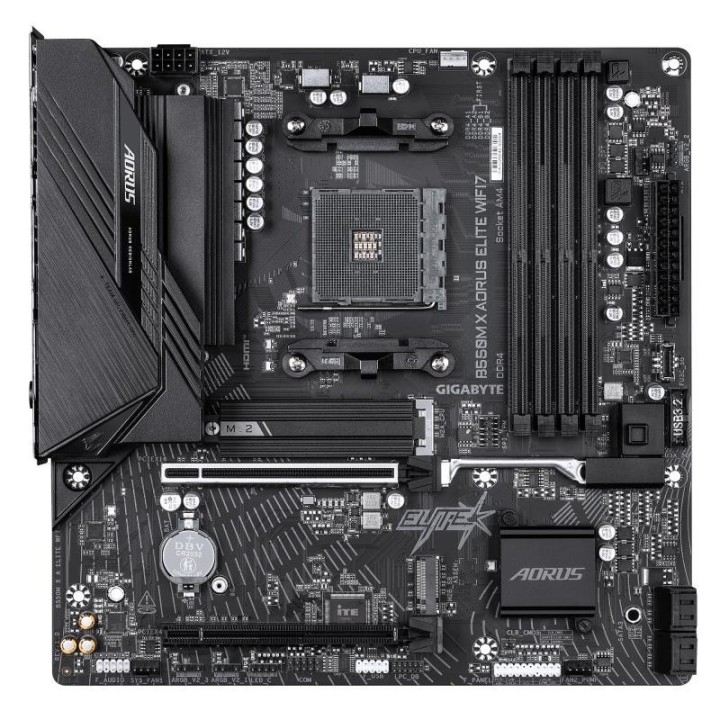 Carte mère Gigabyte B550M X A Elite WF7 - AM4 - Micro-ATX - DDR4 - Wi-Fi