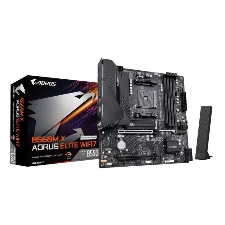 Carte mère Gigabyte B550M X A Elite WF7 - AM4 - Micro-ATX - DDR4 - Wi-Fi