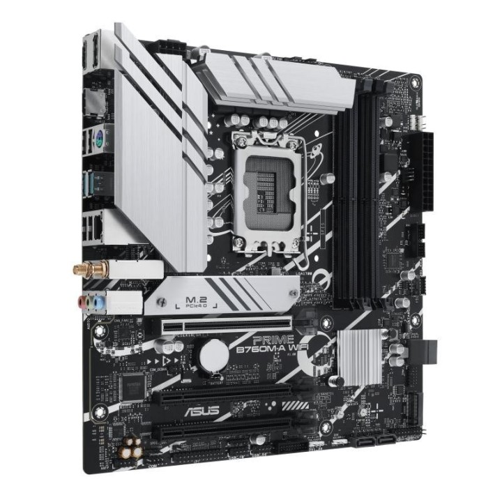 Carte mère ASUS Prime B760M-A WIFI - LGA 1700 - Micro-ATX - DDR5 - Wi-Fi