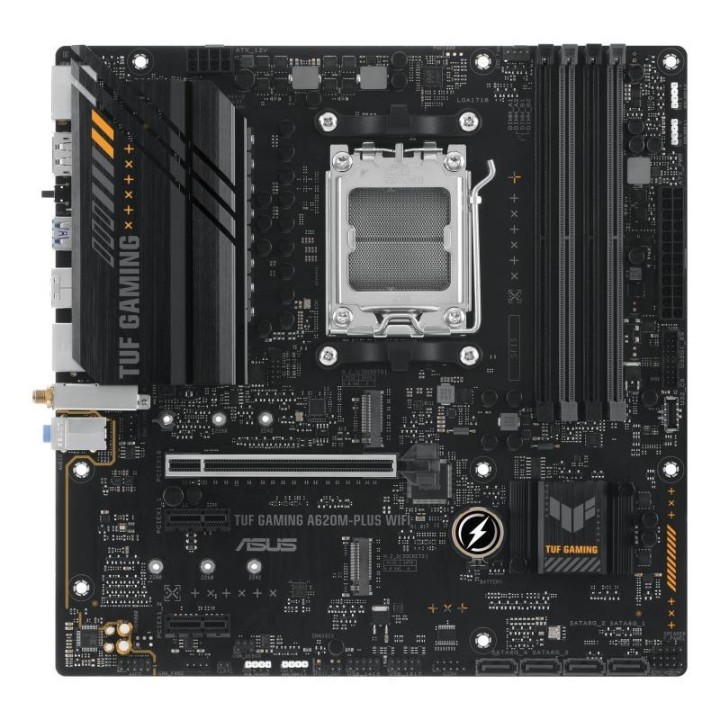 Carte mère ASUS TUF GAMING A620M-PLUS WIFI - AM5 - Micro-ATX - DDR5 - Wi-Fi