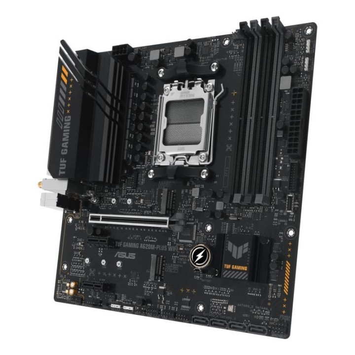 Carte mère ASUS TUF GAMING A620M-PLUS WIFI - AM5 - Micro-ATX - DDR5 - Wi-Fi