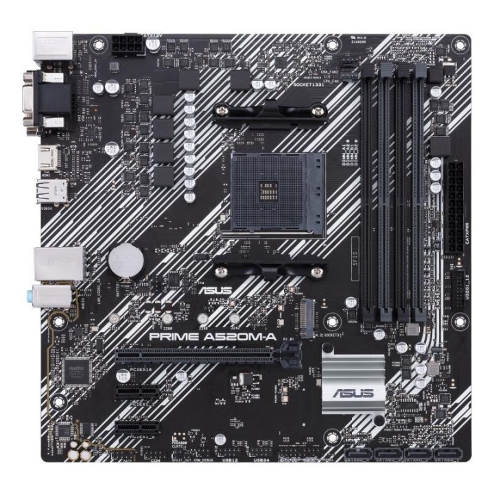 Carte mère ASUS PRIME A520M-A II/CSM - AM4 - Micro-ATX - DDR4
