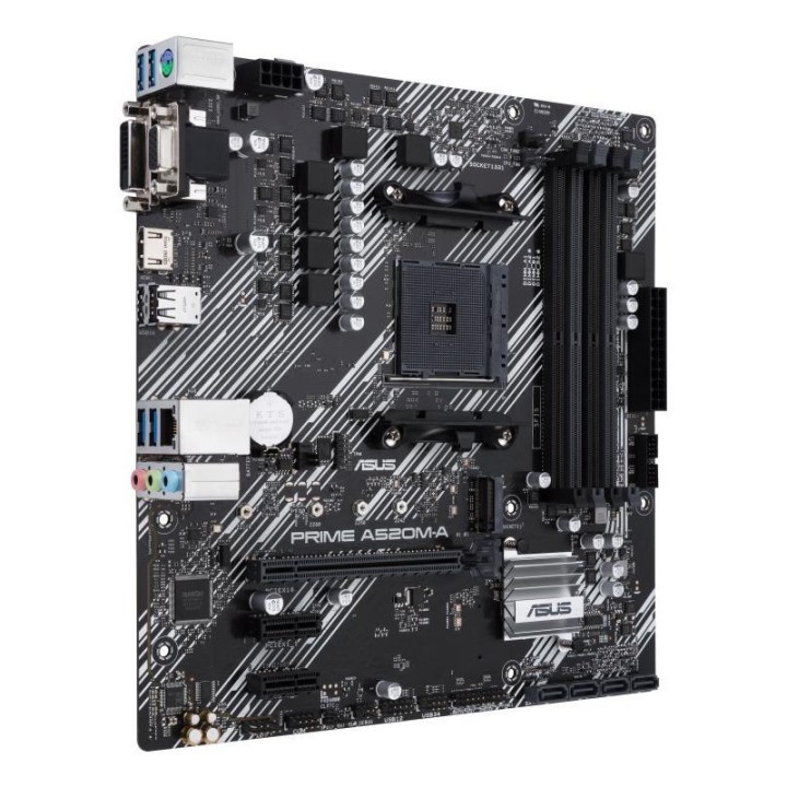 Carte mère ASUS PRIME A520M-A II/CSM - AM4 - Micro-ATX - DDR4