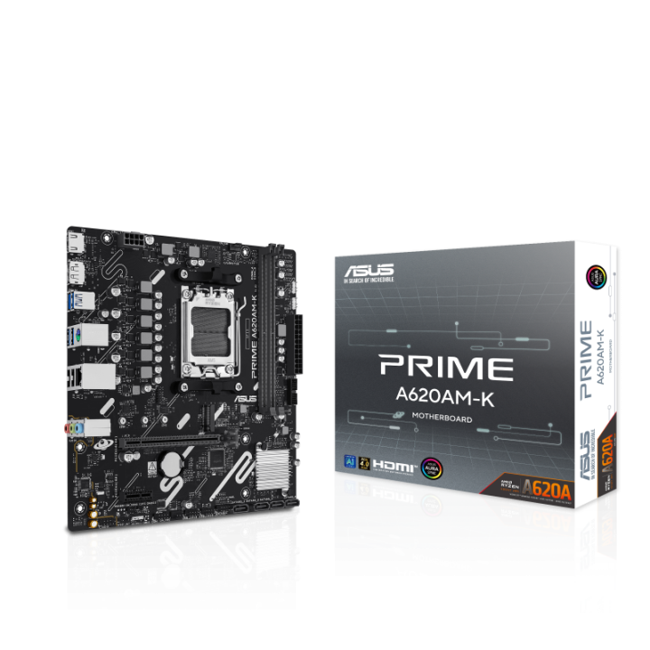 Carte mère ASUS Prime A620AM-K - AM5 - Micro-ATX - DDR5