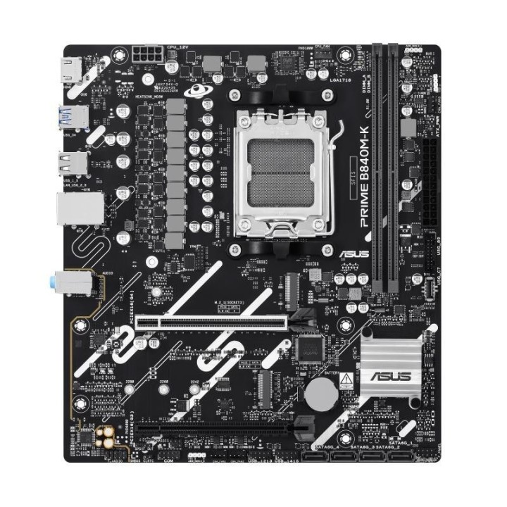 Carte mère ASUS Prime B840M-K - AM5 - Micro-ATX - DDR5