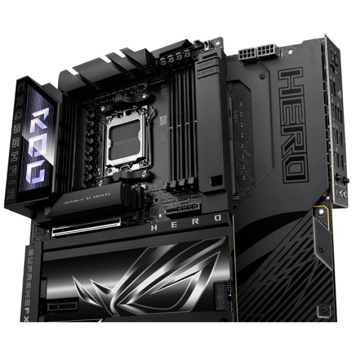 Carte mère ASUS ROG Crosshair X870E HERO BTF - AM5 - ATX - DDR5 - Wi-Fi